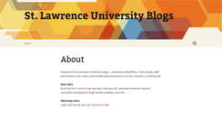 Desktop Screenshot of blogs.stlawu.edu